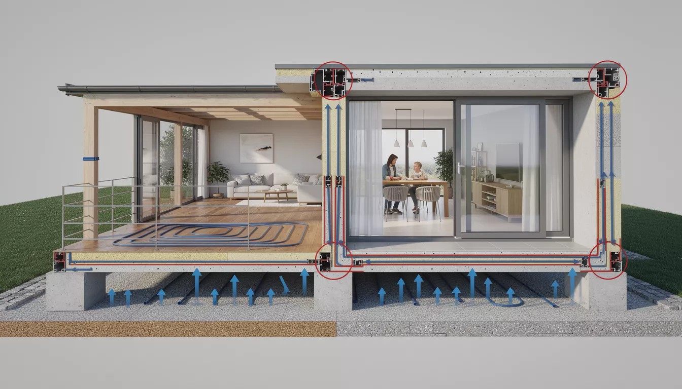 isolation d'une véranda par e sol