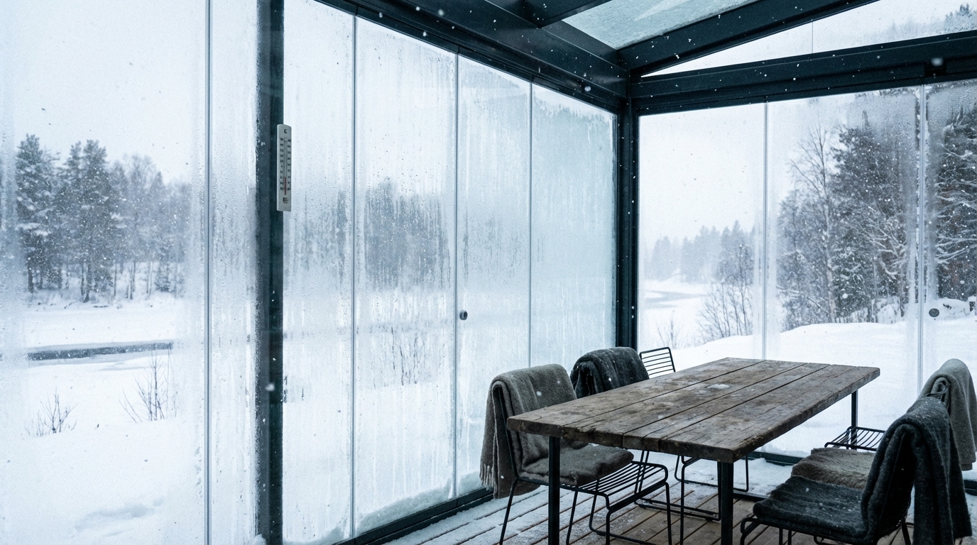 isolation d'une véranda par le vitrage